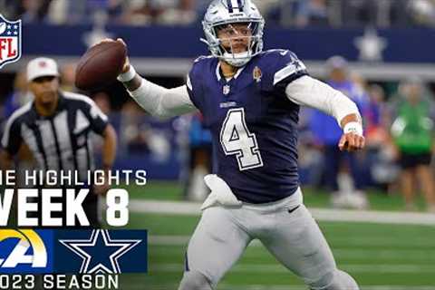 Los Angeles Rams vs. Dallas Cowboys Game Highlights | NFL 2023 Week 8