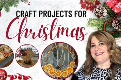 Let's Get Ready for Christmas with these Easy Craft Projects! Dollar Tree Christmas Decor DIY 2023!