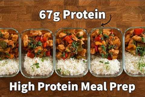 Meal Prep For The Week In Under An Hour | Sweet and Sour Chicken