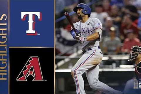 Rangers vs. D-backs World Series Game 4 Highlights (10/31/23) | MLB Highlights