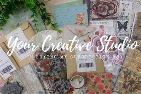 Your Creative Studio - Unboxing My Subscription Box