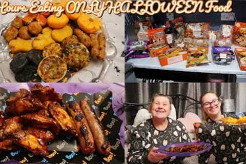 24 Hours Eating ONLY HALLOWEEN Food