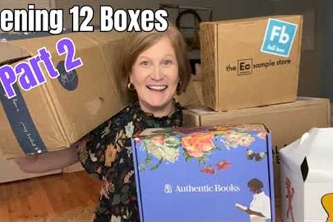 Unboxing Marathon: 12 Subscription Boxes Part 2 Revealed!