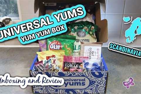 Scandinavia UNIVERSAL YUMS Subscription Box Unboxing &amp; Taste Test | November 2023 Yum-Yum Box
