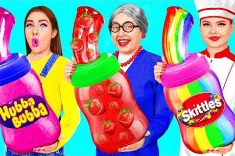 Me vs Grandma Cooking Challenge | Crazy Ideas To Cook by Fun Challenge