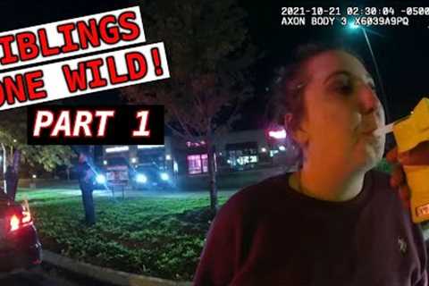 Siblings Gone WILD! Both Get Arrested: Part 1 Missy Gets Arrested - Police Body Camera Footage