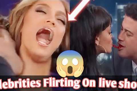 Celebrities Caught flirting on live TV shows | Celebraties Mania