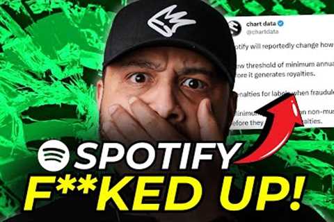 Spotify No Longer Paying Artists For Streams In 2024?