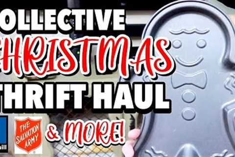 IT’S TIME! Collective GOODWILL THRIFT HAUL! Thrifting My 2023 CHRISTMAS DECOR!