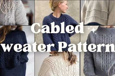 11 cabled jumpers living rent-free in my head - The Woolly Worker Knitting Podcast