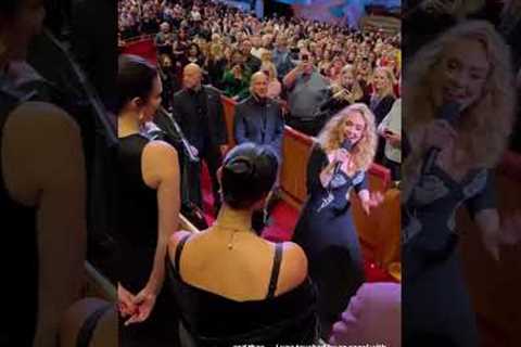 Kim Kardashian watching Adele in Vegas
