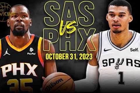 San Antonio Spurs vs Phoenix Suns Full Game Highlights | October 31, 2023 | FreeDawkins