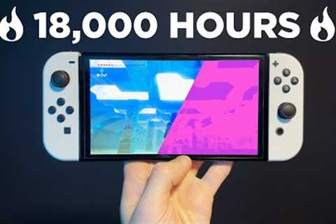 What happens if you leave an OLED Nintendo Switch on for 2 years straight?
