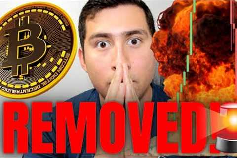 BITCOIN BLACKROCK ETF REMOVED! OFFICIAL SITE DOWN!? CRYPTO NEWS