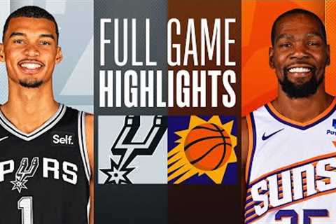SPURS at SUNS | FULL GAME HIGHLIGHTS | October 31, 2023
