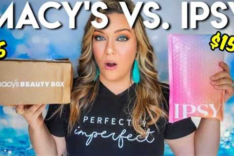Ipsy Glam Bag Vs. Macy's Beauty Box 2023 | IPSY REVIEW
