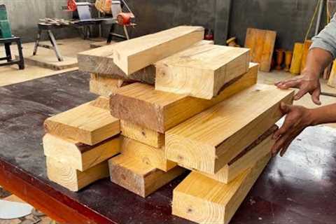 The Beautiful Scrap WoodCarving || Crafting Unique Artistic Table with Inventive Woodworking Concept