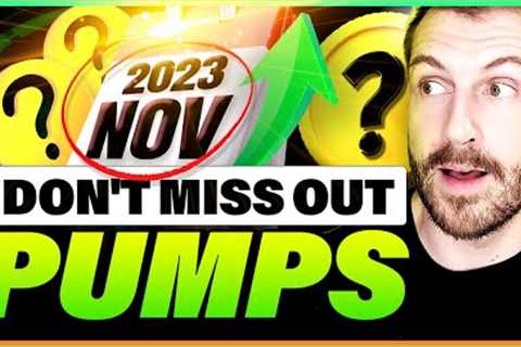 4 Altcoins with MASSIVE Upcoming Pump - Don't Miss These in November 2023!