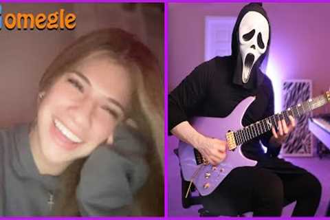 Ghostface serenades girls on OMEGLE