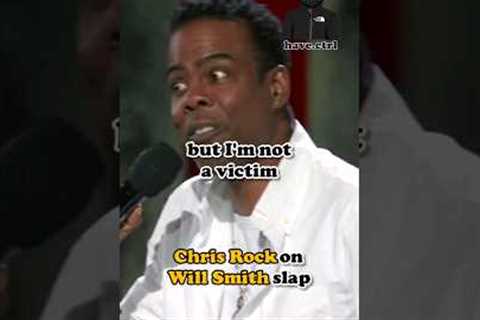 Chris Rock on Will Smith slap