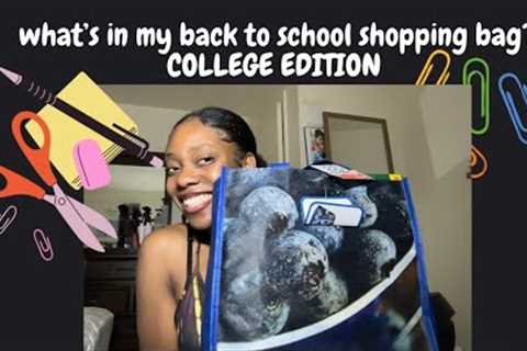 the college series | back to shopping $100 budget ( i spent $70 total!!)