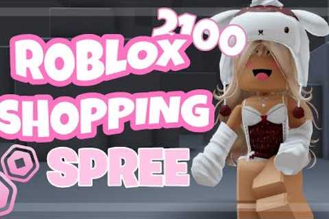 2100 ROBUX SHOPPING SPREE! | ROBLOX