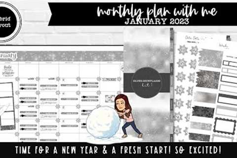 Time for a New Year &amp; a Fresh Start! 🥳 | Monthly Digital Plan With Me | January 2023 |