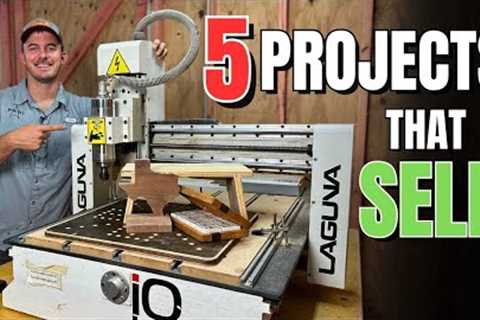 5 CNC Woodworking Projects That ACTUALLY Sell | Make Money Woodworking