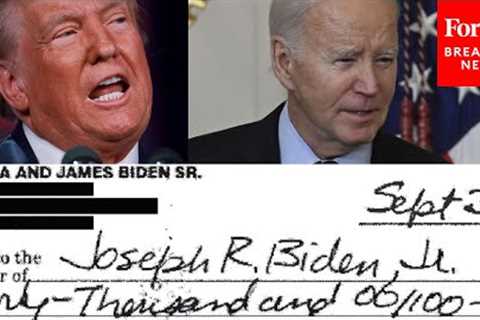 'They're Bribing Our President!': Trump Reacts To New 'Explosive Evidence' About 'Compromised' Biden