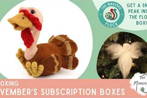 Unboxing of the Subscription Boxes November 2023