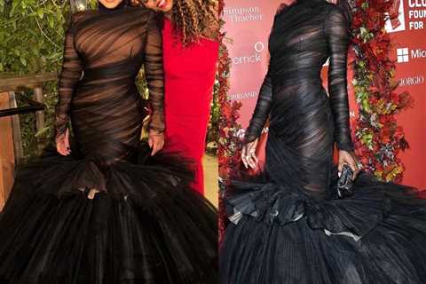 Janet Jackson and Jodie Turner Go Head-to-Head in $10,500 Christian Siriano Tulle Dress