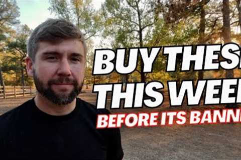 5 Items You NEED To BUY NOW With Cash (I DID) Stockpile Before Its GONE | Prepping For SHTF 2023