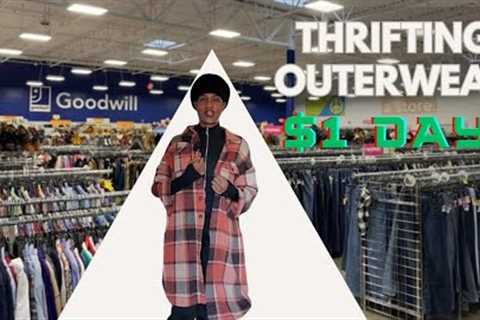 Thrifting Fall Coats on a Budget: Goodwill Haul &amp; Try-On