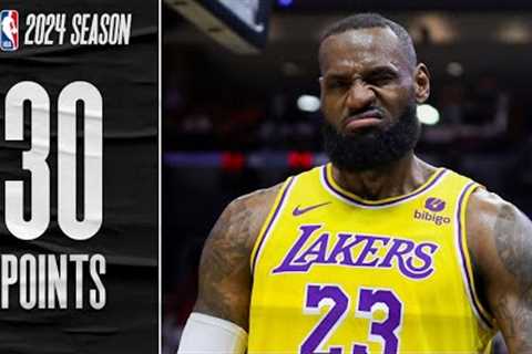 LeBron James DUNK FEST in Miami! 30 PTS vs Heat 🔥 FULL Highlights