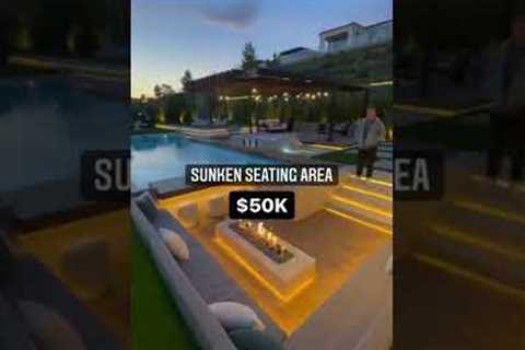 Are these 3 pricey features worth it? 🤔💰#shorts #landscapedesign #luxuryhomes #pool #backyard