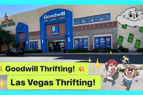Let’s Go To Goodwill in LAS VEGAS! The Shelves Were Full! Thrift With Me For Resale! +HAUL!!