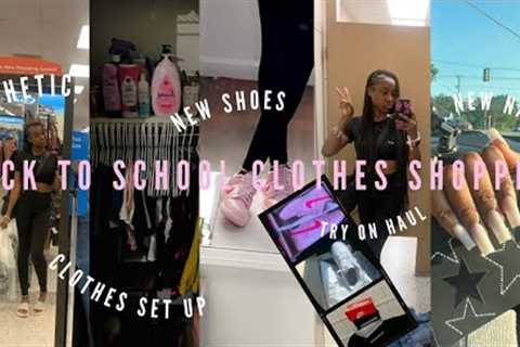 BACK TO SCHOOL CLOTHES SHOPPING 2023 |I school clothes, school shoes, hauls, organizing etc.