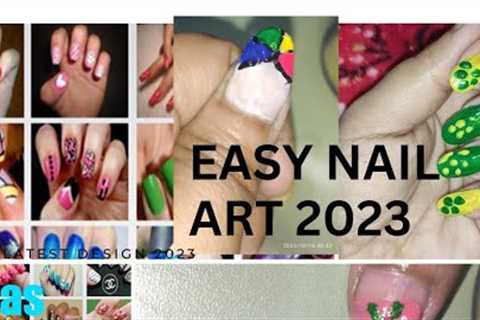 Easy Nail Art Design 2023|Easy Nail Art Ideas 2023 For Beginners|Cute Nail Art Step By Step Tutorial