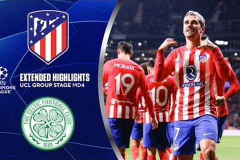 Atlético Madrid vs. Celtic: Extended Highlights | UCL Group Stage MD 4 | CBS Sports Golazo