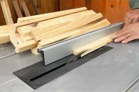 Easy And Useful Woodworking Projects // A Perfectly Curved Table From Wooden Strips