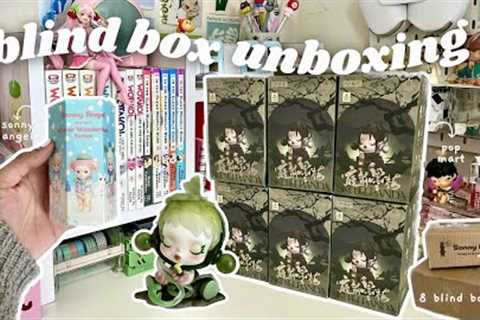 blind box unboxing 📦: 8 sonny angel + pop mart figures
