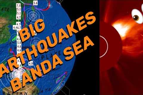 BIG Earthquakes Banda Sea‼️ Solar Flares and PLASMA SHOT / WINDY World Weather‼️