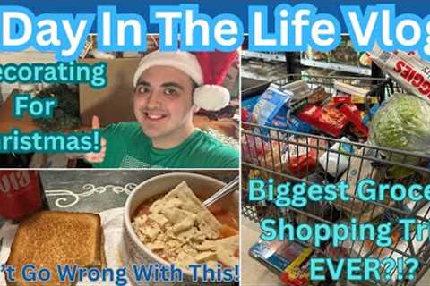BIGGEST GROCERY SHOPPING TRIP EVER?!? ~ DECORATING FOR CHRISTMAS! ~ CAN'T GO WRONG WITH THIS ~ VLOG