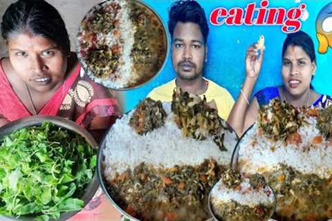 eating show | village healthy foods eating | mukbang big bites eating show | rice sag eating