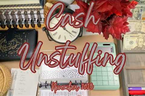 CASH UNSTUFFING | NOVEMBER 2023 | ONLINE SHOPPING SPLURGE 😱