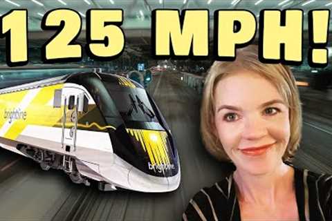 I Took a High Speed Train from Fort Lauderdale to Orlando! Brightline FULL REVIEW