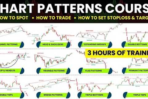 Become a Chart Patterns 'BEAST' | 3 Hours of 'Uninterrupted' Chart pattern course for beginners💯😎