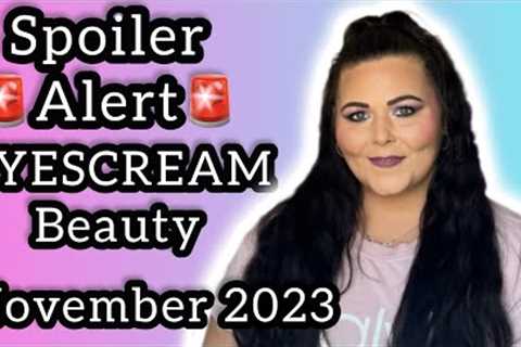NOVEMBER 2023 EYESCREAM BEAUTY BAG &amp; BOX SPOILERS!