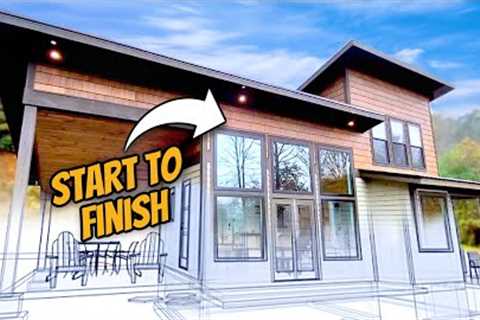 Complete Construction of a Modern Getaway Home