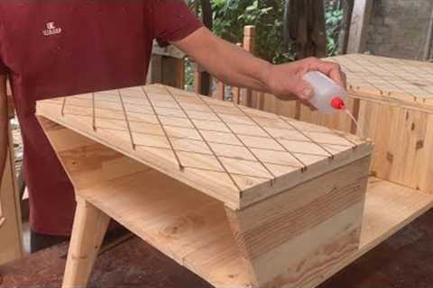Ideas Luxurious Exquisite Woodworking Design // A Wonderful Piece Of Woodwork From Scrap Wood